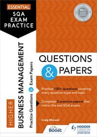 Produktbild: Essential SQA Exam Practice: Higher Business Management Questions and Papers