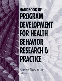 Produktbild: Handbook of Program Development for Health Behavior Research and Practice
