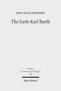 Produktbild: The Early Karl Barth