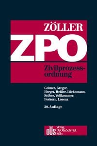 Produktbild: Zivilprozessordnung