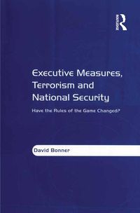 Produktbild: Executive Measures, Terrorism and National Security