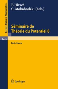Produktbild: Se&eacute;minaire de Th&eacute;orie du Potentiel, Paris, No. 8