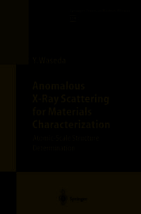 Produktbild: Anomalous X-Ray Scattering for Materials Characterization