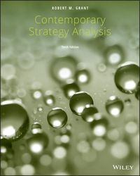 Produktbild: Grant, R: Contemporary Strategy Analysis