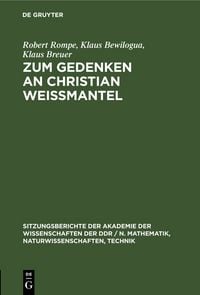 Produktbild: Zum Gedenken an Christian Wei&szlig;mantel