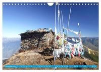 Bhutan - Frieden und Glück im Himalaya (Wandkalender 2024 DIN A4 quer), CALVENDO Monatskalender