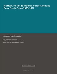 Produktbild: NBHWC Health & Wellness Coach Certifying Exam Study Guide 2026-2027