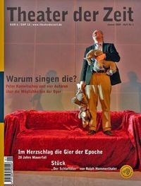 Produktbild: Theater der Zeit - 01. Januar 2009