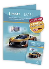 Produktbild: SimKfz EFA6.1 - Version 2021 - Einzellizenz Freischaltcode auf Keycard
