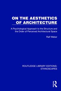 Produktbild: On the Aesthetics of Architecture