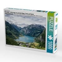 Produktbild: CALVENDO Puzzle Ein Motiv aus dem Kalender Norwegen - Unterwegs im Land der Berge, Trolle und Fjorde | 1000 Teile Lege-Gr&ouml;&szlig;e 64x48cm Foto-Puzzle f&uuml;r gl&uuml;ckliche Stunden