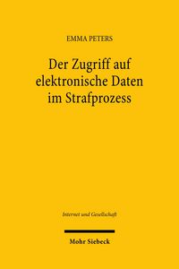 Produktbild: Der Zugriff auf elektronische Daten im Strafprozess