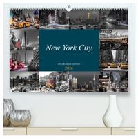 Produktbild: New York City - Color Glam Edition (hochwertiger Premium Wandkalender 2026 DIN A2 quer), Kunstdruck in Hochglanz