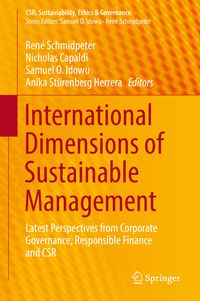 Produktbild: International Dimensions of Sustainable Management