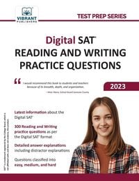 Produktbild: Digital SAT Reading and Writing Practice Questions