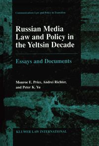 Produktbild: Russian Media Law and Policy in the Yeltsin Decade