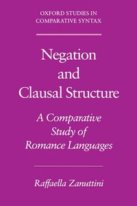 Produktbild: Negation and Clausal Structure