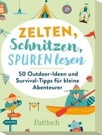 Produktbild: Zelten, Schnitzen, Spuren lesen