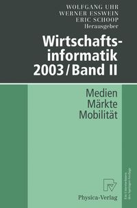Produktbild: Wirtschaftsinformatik 2003/Band II