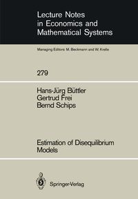 Produktbild: Estimation of Disequilibrium Models