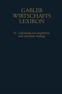 Produktbild: Gablers Wirtschafts Lexikon