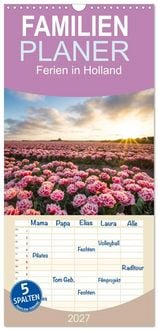 Produktbild: Familienplaner 2027 - Ferien in Holland mit 5 Spalten (Wandkalender, 21 x 45 cm) CALVENDO