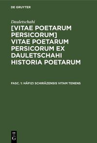 Produktbild: H&acirc;fizi Schir&acirc;zensis vitam tenens