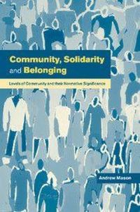 Produktbild: Community, Solidarity and Belonging