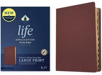 Produktbild: KJV Life Application Study Bible, Third Edition, Large Print (Genuine Leather, Burgundy, Indexed, Red Letter)