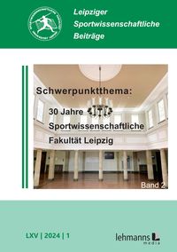 Produktbild: Leipziger Sportwissenschaftliche Beitr&auml;ge
