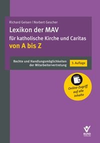 Produktbild: Lexikon der MAV f&uuml;r katholische Kirche und Caritas von A bis Z
