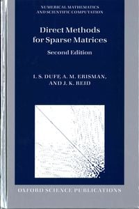 Produktbild: Direct Methods for Sparse Matrices