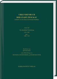 Produktbild: Urkundenbuch der Stadt Zwickau