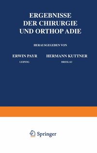 Produktbild: Ergebnisse der Chirurgie und Orthop&auml;die