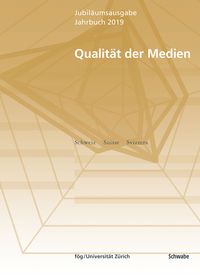 Produktbild: Jahrbuch 2019 Qualit&auml;t der Medien