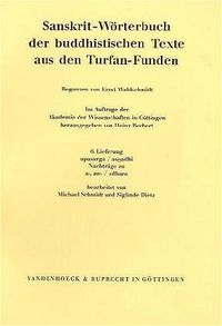Produktbild: Sanskrit-W&ouml;rterbuch der buddhistischen Texte aus den Turfan-Funden. Lieferung 6