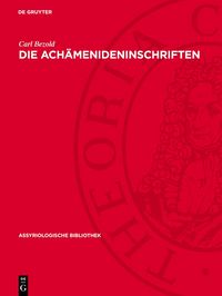 Produktbild: Die Ach&auml;menideninschriften