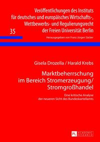 Produktbild: Marktbeherrschung im Bereich Stromerzeugung/Stromgro&szlig;handel