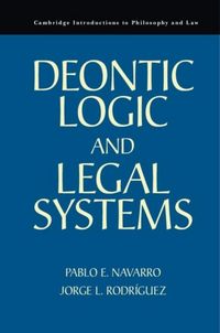 Produktbild: Deontic Logic and Legal Systems