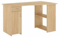 Produktbild: Holz Eckschreibtisch Schreibtisch B&uuml;rotisch Linzia