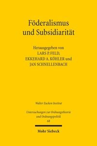 Produktbild: F&ouml;deralismus und Subsidiarit&auml;t