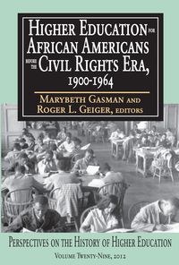Produktbild: Higher Education for African Americans Before the Civil Rights Era, 1900-1964