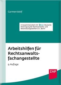 Produktbild: Arbeitshilfen f&uuml;r Rechtsanwaltsfachangestellte