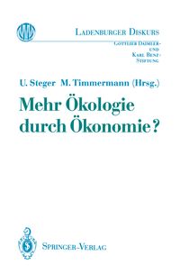 Produktbild: Mehr &Ouml;kologie durch &Ouml;konomie?