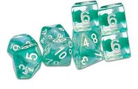 Produktbild: Thracian Azure Swirl Dice - Traditional 9-Set