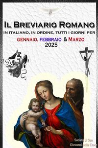 Produktbild: Il Breviario Romano in italiano, in ordine, tutti i giorni per gennaio, febbraio, marzo 2025
