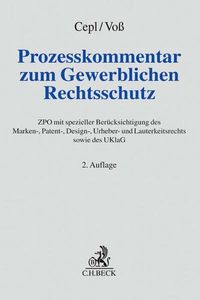 Produktbild: Prozesskommentar zum Gewerblichen Rechtsschutz