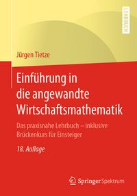 Produktbild: Einf&uuml;hrung in die angewandte Wirtschaftsmathematik