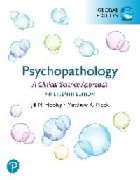 Produktbild: Psychopathology: A Clinical Science Approach, Global Edition