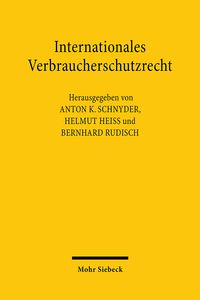 Produktbild: Internationales Verbraucherschutzrecht